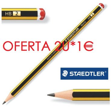 OFERTA 2 LAPICE STAEDTLER 2*1€