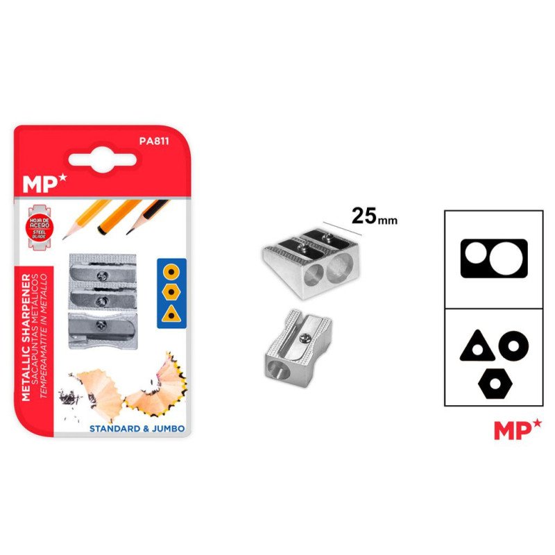 PACK 2 SACAPUNTA METALICA