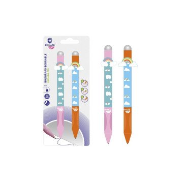 2 BOLIGRAFO BORRABLE