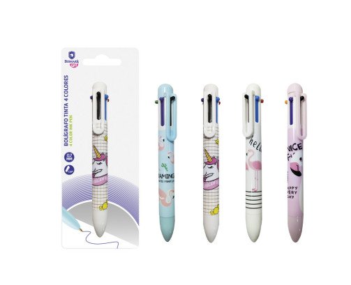BOLIGRAFO TINTA 4 COLORES