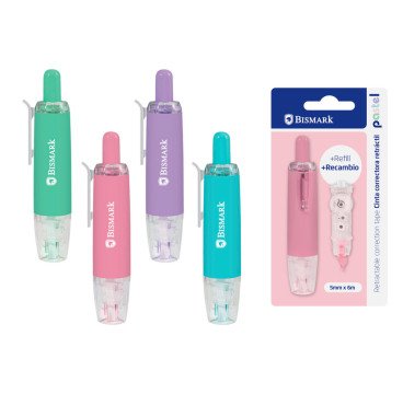 CINTA CORRECTOR RETRACTIL+RECAMBIO