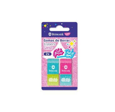 2 GOMA BORRAR CON PURPURINA