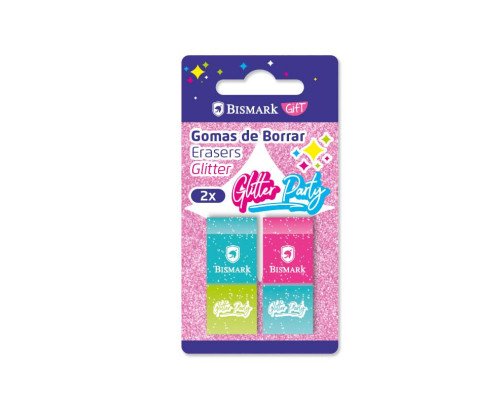 2 GOMA BORRAR CON PURPURINA