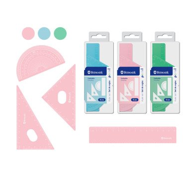 JUEGO DE REGLAS 15CM 4PCS
