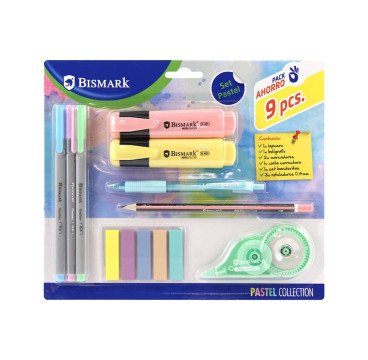 PACK ESCOLAR 9PCS