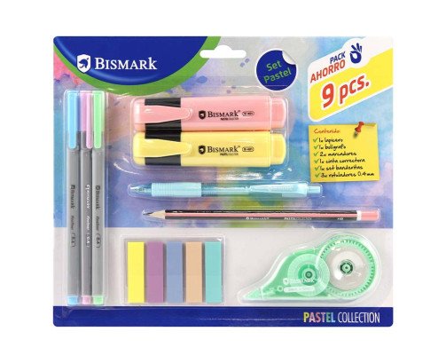 PACK ESCOLAR 9PCS