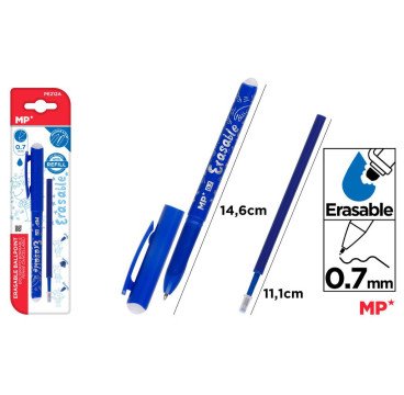 BOLIGRAFO BORRABLE +RECAMBIO AZUL