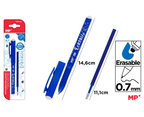 BOLIGRAFO BORRABLE +RECAMBIO AZUL