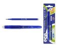 Boligrafo borrable  azul + 1recambio