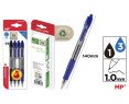 4 BOLIGRAFO PUNTA 1.0MM 3 AZUL +1 NEGRO