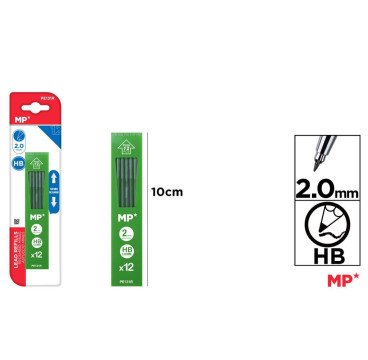 ESTUCHE DE MINAS 2.0MM 12MINAS