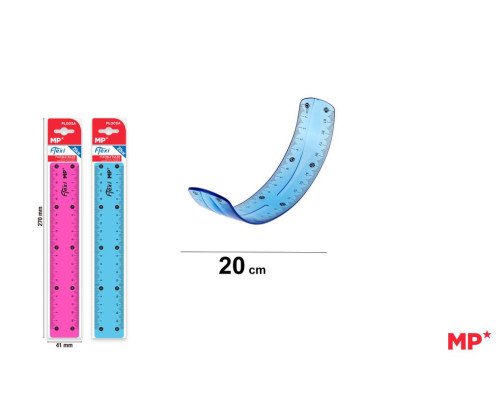 REGLA FLEXIBLE 20CM