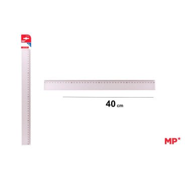 REGLA DE PLASTICO 40CM