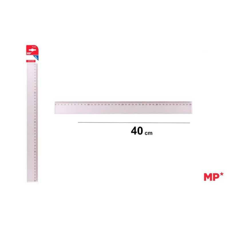 REGLA DE PLASTICO 40CM