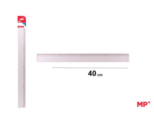 REGLA DE PLASTICO 40CM