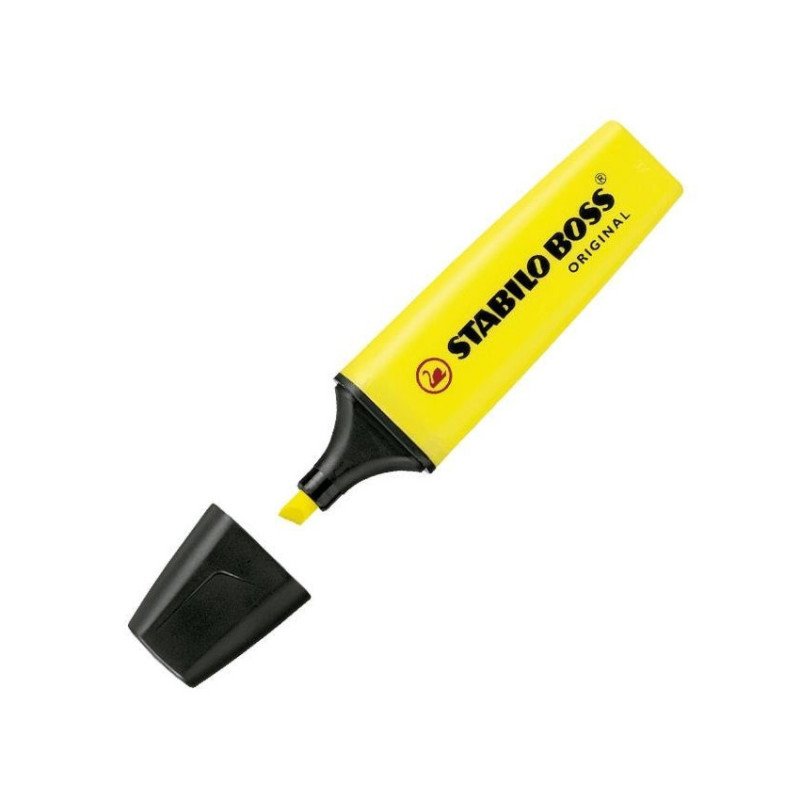 ROTULADOR FLUORESCENTE STABILO BOSS AMARILLO REF. 70/24