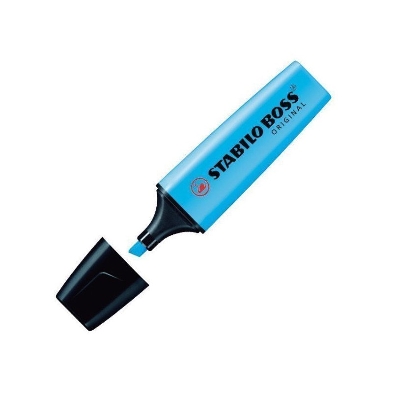 ROTULADOR FLUORESCENTE STABILO BOSS AZUL REF. 70/31