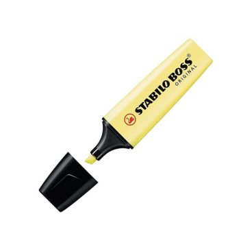 ROTULADOR FLUORESCENTE STABILO BOSS AMARILLO PASTEL REF. 70/144