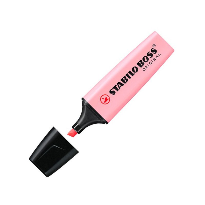 ROTULADOR FLUORESCENTE STABILO BOSS ROSA PASTEL REF. 70/129