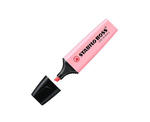 ROTULADOR FLUORESCENTE STABILO BOSS ROSA PASTEL REF. 70/129