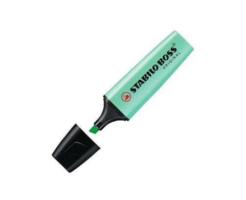 ROTULADOR FLUORESCENTE STABILO BOSS VERDE PASTEL REF. 70/116
