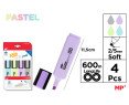 4 MARCADOR PÀSTEL 2/5MM