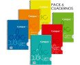 PACK 6 CUADERNOS COPIAMELA TAPA CARTON 3MM 80H 70G