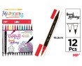 12 ROTULADOR LETTERING DOBLE PUNTA PINCEL