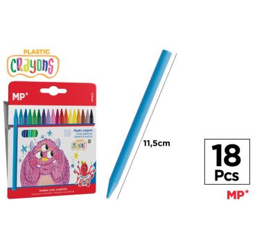 18 CERAS PLASTICAS KID