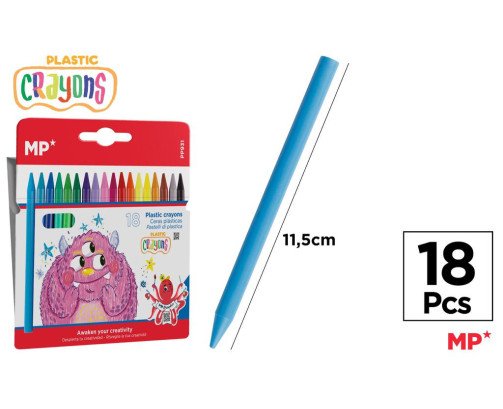 18 CERAS PLASTICAS KID