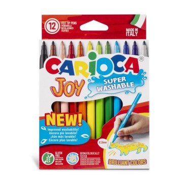 12 ROTULADORES PUNTA FINA JOY 2.8MM