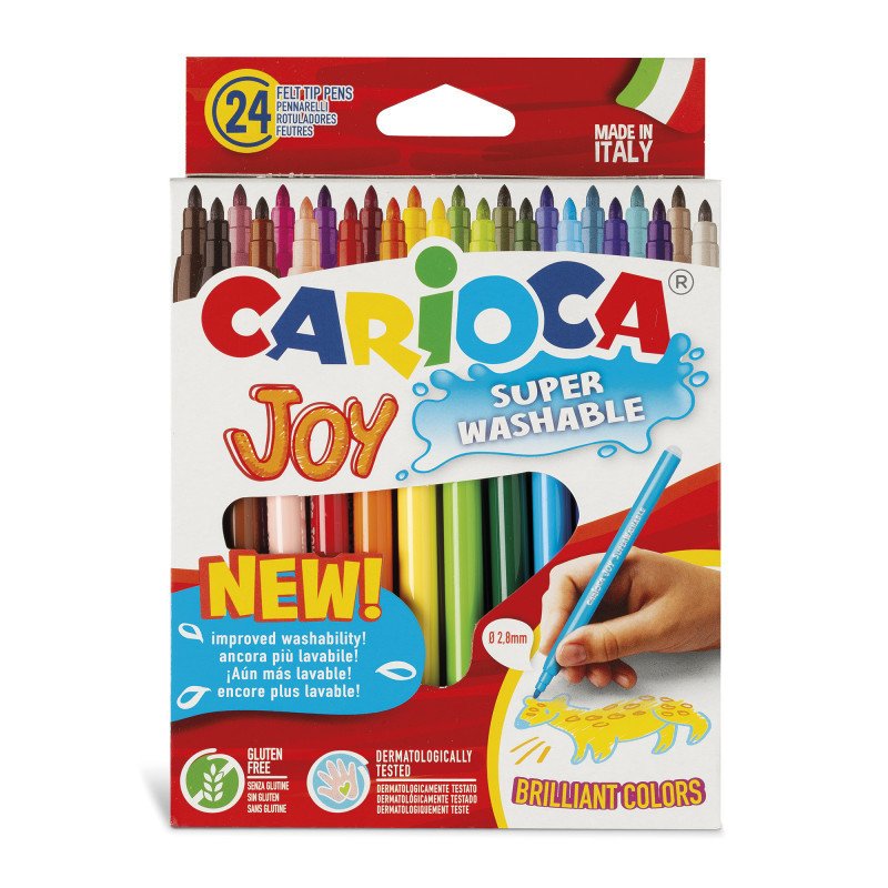 24 ROTULADORES PUNTA FINA JOY 2.8MM