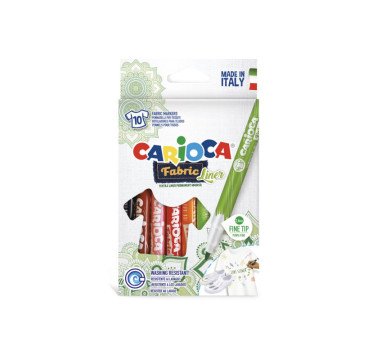 10 ROTULADORES PARA TEJIDOS PUNTA FINA 2.6MM