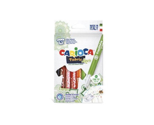 10 ROTULADORES PARA TEJIDOS PUNTA FINA 2.6MM