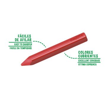 12 CERAS RESISTENTES MAXI TRIANGULARES PLASTELLO