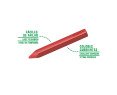 12 CERAS RESISTENTES MAXI TRIANGULARES PLASTELLO