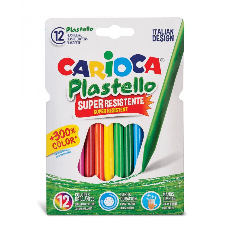12 CERAS RESISTENTES PLASTELLO