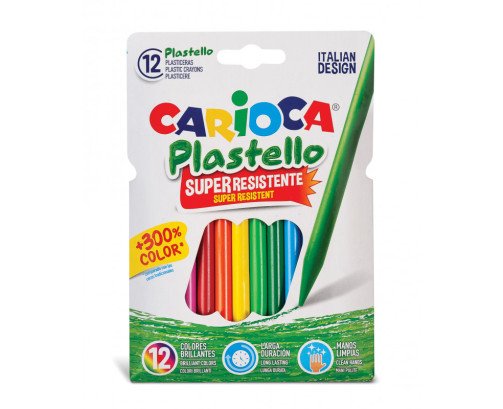 12 CERAS RESISTENTES PLASTELLO
