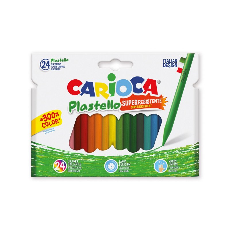 24 CERAS RESISTENTES PLASTELLO