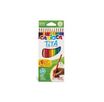 12 LÁPICES DE COLORES TITA 4MM