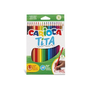 18 LÁPICES DE COLORES TITA 3MM