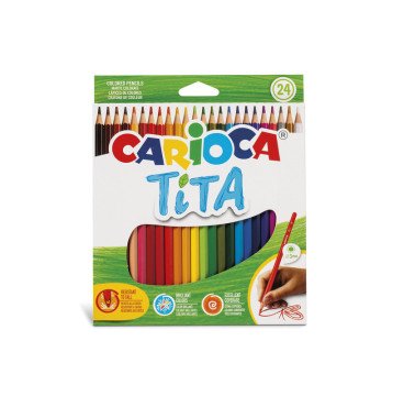 24 LÁPICES DE COLORES TITA 3MM