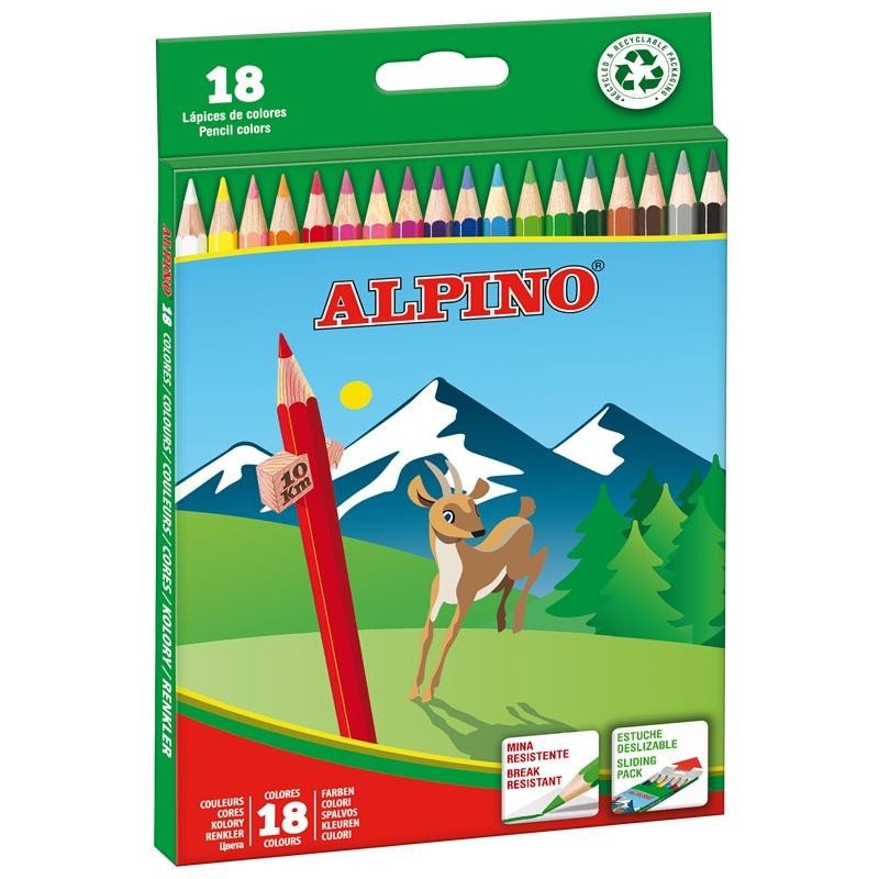 LÁPICES 24 COLORES ALPINO 656