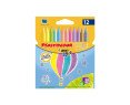 CERA DURA BIC PLASTIDECOR 12 COLORES PASTEL