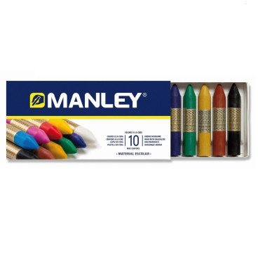 10 CERAS BLANDAS MANLEY COLORES SURDIDO