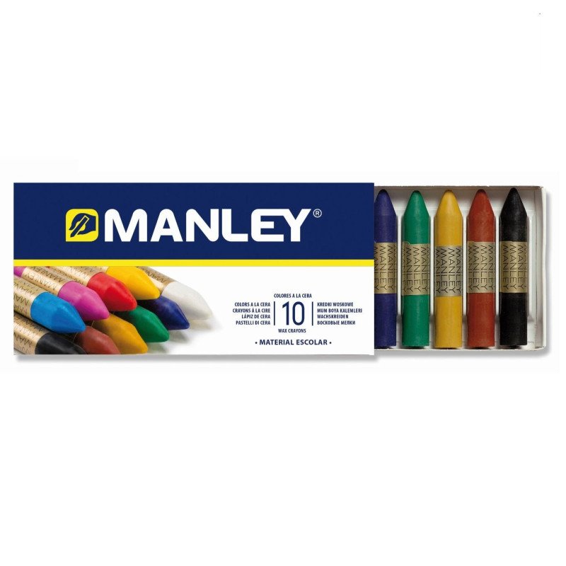 10 CERAS BLANDAS MANLEY COLORES SURDIDO