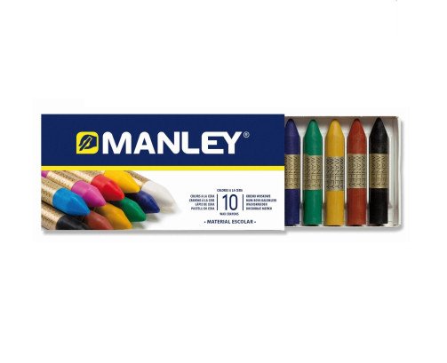 10 CERAS BLANDAS MANLEY COLORES SURDIDO