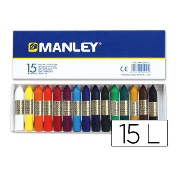 15 CERAS BLANDAS MANLEY COLORES SURDIDO
