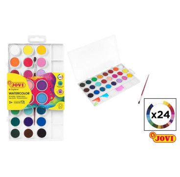 ACUARELA 24 COLORES JOVI