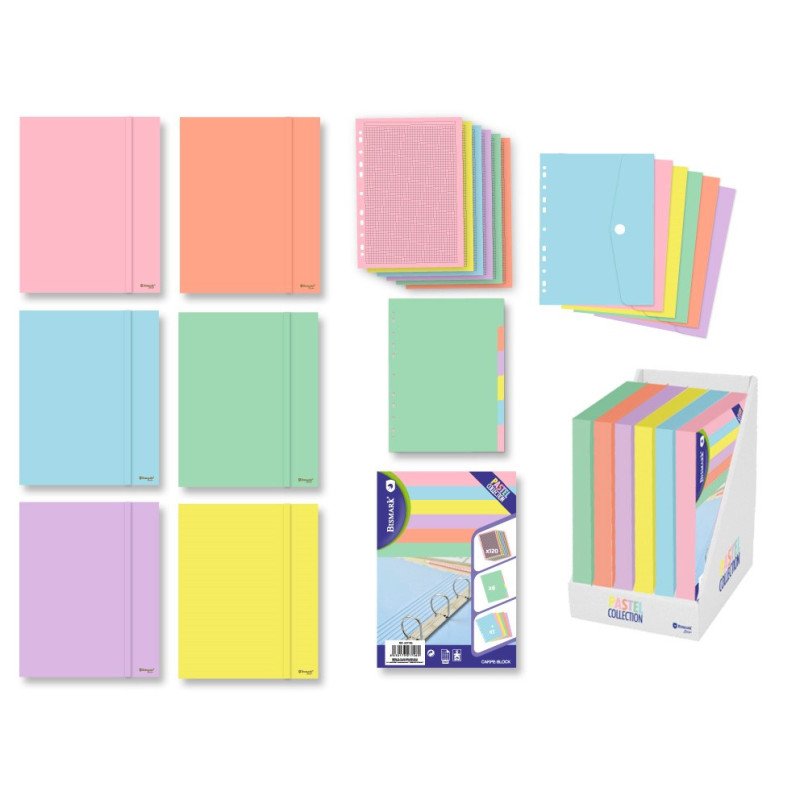 CARPETA CON 4ANILLAS +120H DE RECAMBIO DE COLORES +1CARPETA DE PLASTICO CARPETA CON 4ANILLAS +120H DE RECAMBIO DE COLORES +1CARPETA DE PLASTICO